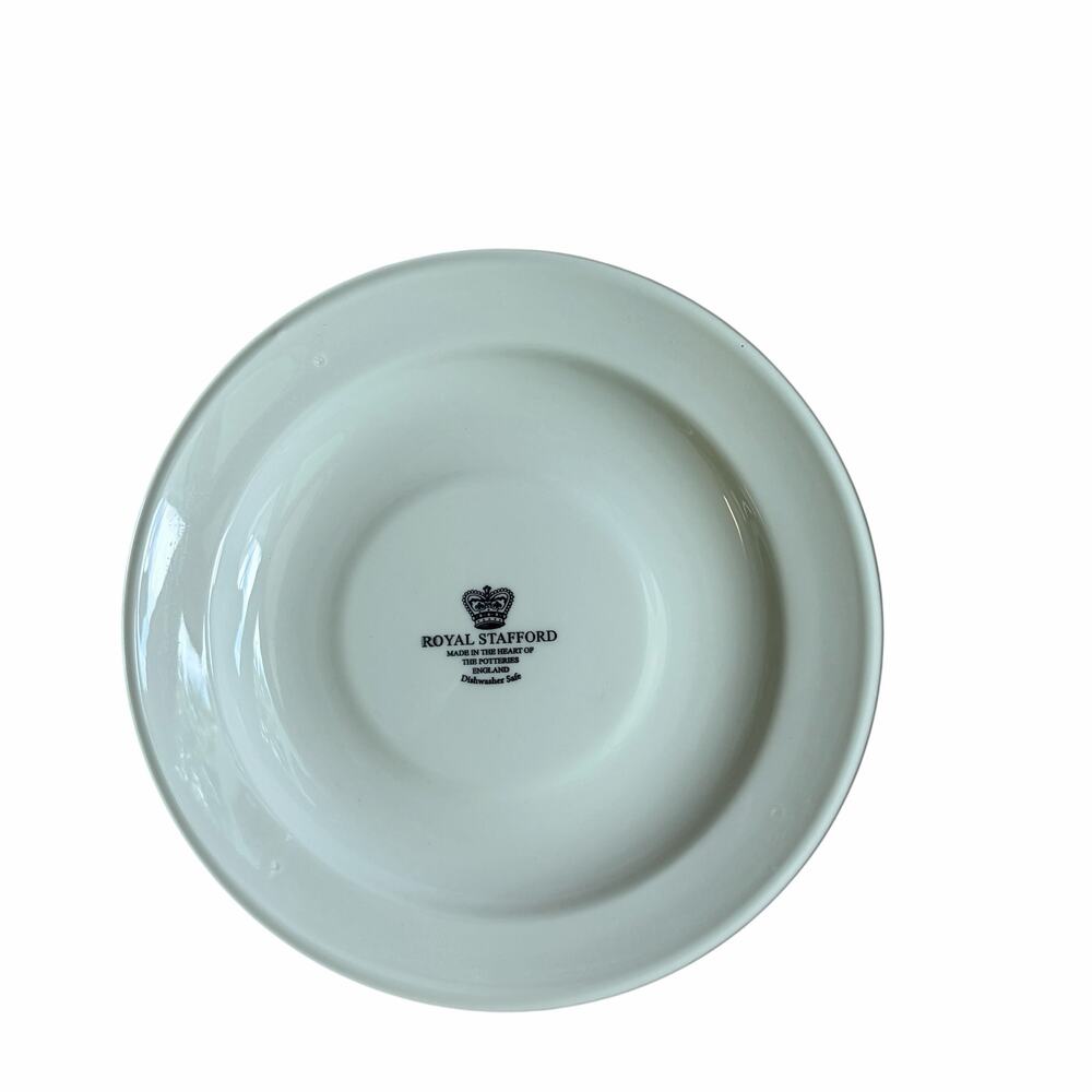 4 Royal Stafford Thanksgiving TURKEY Porcelain Salad Plates 8in England NEW - Picture 9 of 11